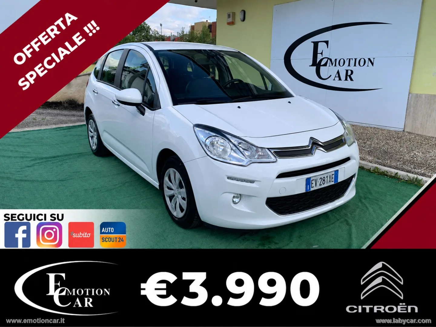 Citroën C3 1.4 HDi 70 Exclusive 2014